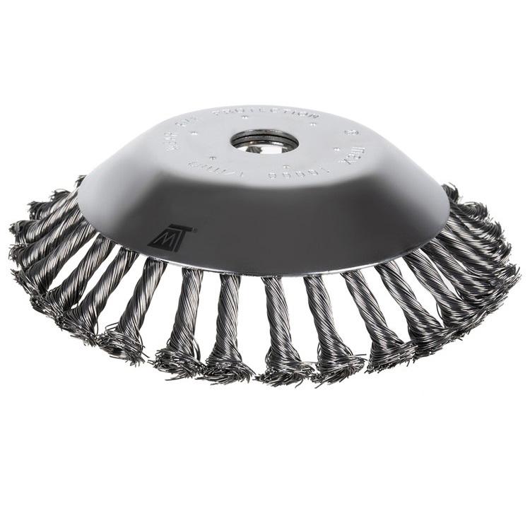 Térkő tisztító, gyomeltávolító kefe fűkaszához - 20 cm