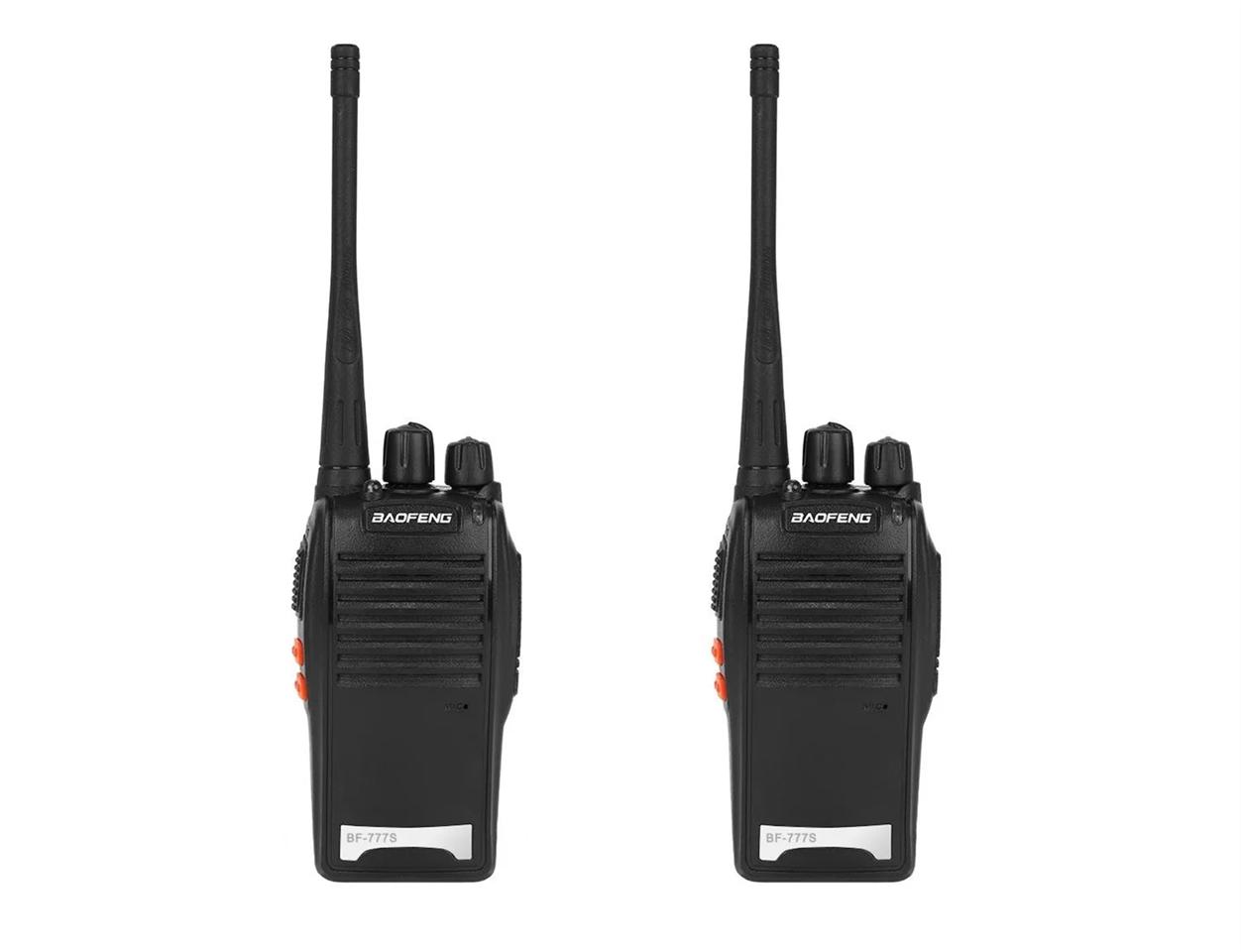 2 darabos Baofeng Walkie Talkie szett zseblámpával, fülhallgatóval - Baofeng BF-777S
