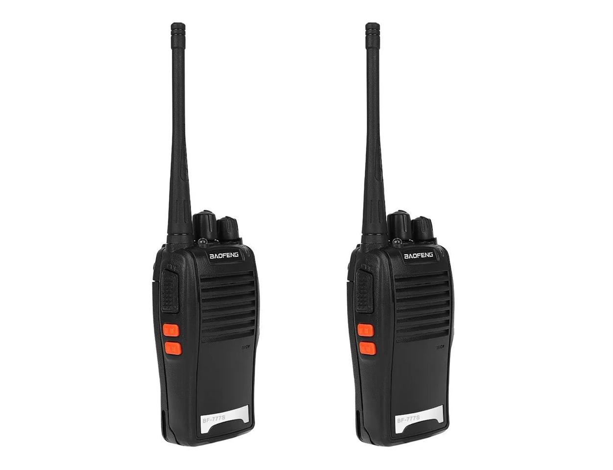 2 darabos Baofeng Walkie Talkie szett zseblámpával, fülhallgatóval - Baofeng BF-777S