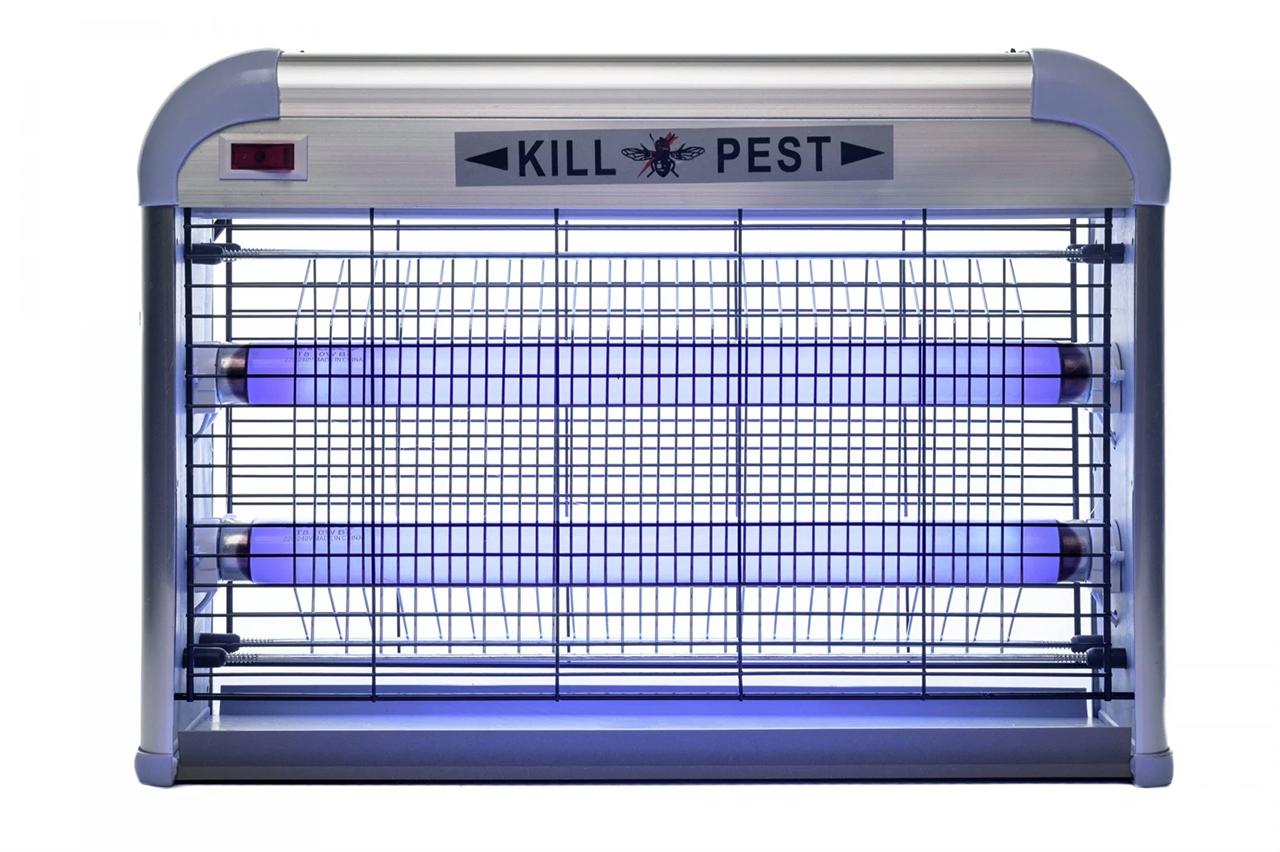 20W Nagyméretű elektromos rovarcsapda UV fénnyel - fehér
