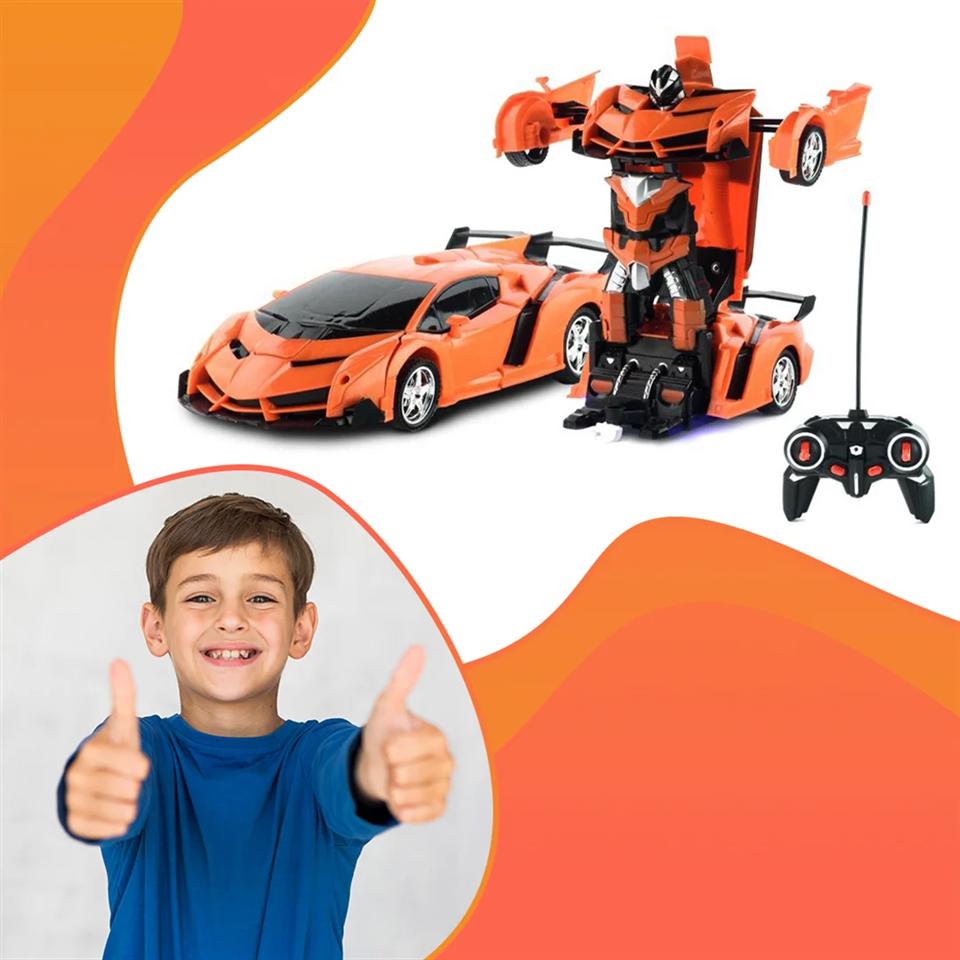 Transformers 2 in1 játék - robot szuperhőssé alakítható távirányítós autó