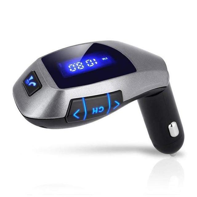 X6 Bluetooth FM transzmitter távirányítóval - zenehallgatáshoz és vezetés közbeni telefonáláshoz