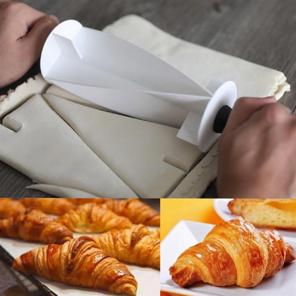Praktikus - műanyagból készült, croissant vágó henger - 100 x 170 mm