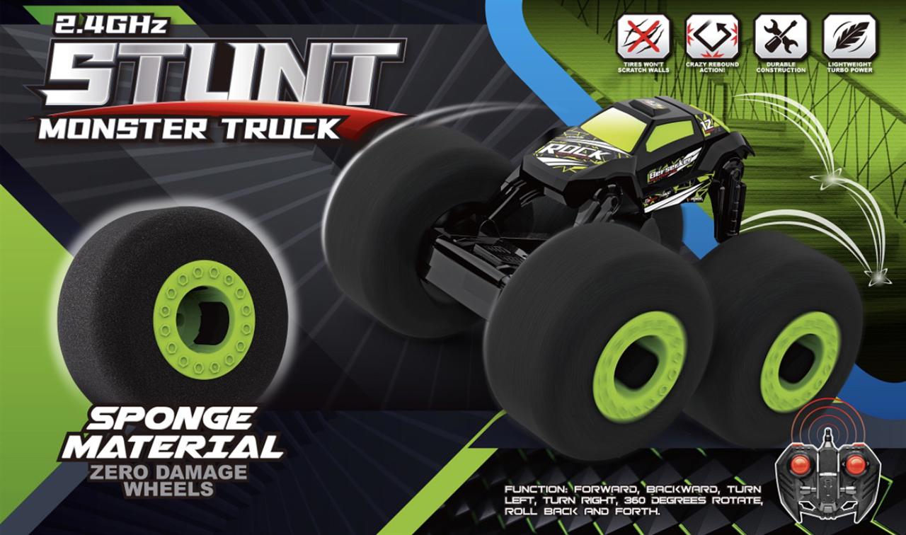 Szivacskerekű Monster truck terepjáró - a legbiztonságosabb távirányítós autó