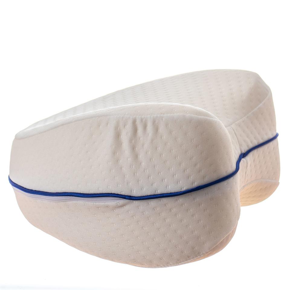 Ergonomikus, memóriahabos lábpárna, a kényelmes alvásért / térd- és lábtámasztó ortopéd párna