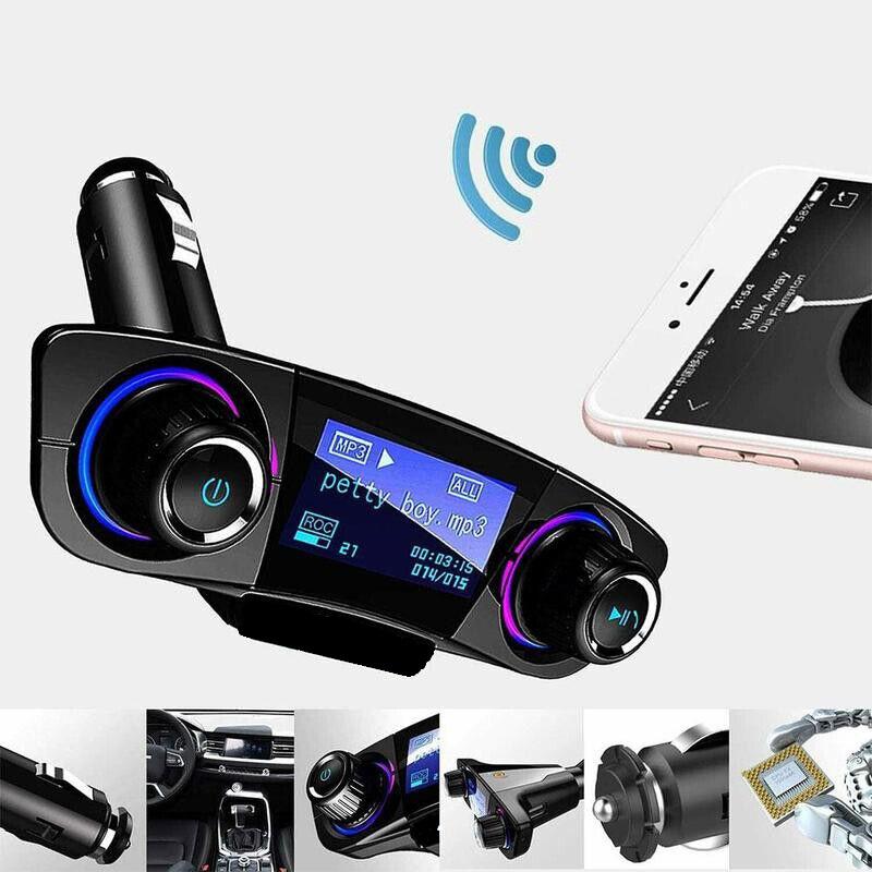 Autórádió formájú 3in1 FM Transmitter, MP3-lejátszó és Bluetooth kihangosító