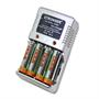 Univerzális elemtöltő + 4 db tölthető 2100mAh ceruza akku