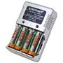 Univerzális elemtöltő + 4 db tölthető 2100mAh ceruza akku