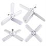 60W négyágú E27 LED lámpa / Ventilátor formájú energiatakarékos fényforrás