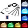 RGB LED lábtér világítás autóba - távirányítós