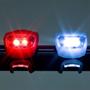 2 db-os LED-es kerékpár lámpa szett szilikon borítással