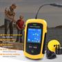 Fish Finder LCD kijelzős hordozható halradar - szonár érzékelővel, visszhangjelzővel