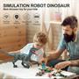 Velociraptor távirányítós játék dínó élethű hanghatásokkal - 31 cm