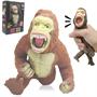 Gorilla formájú, nyomkodható, stressz csökkentő játék gumiból